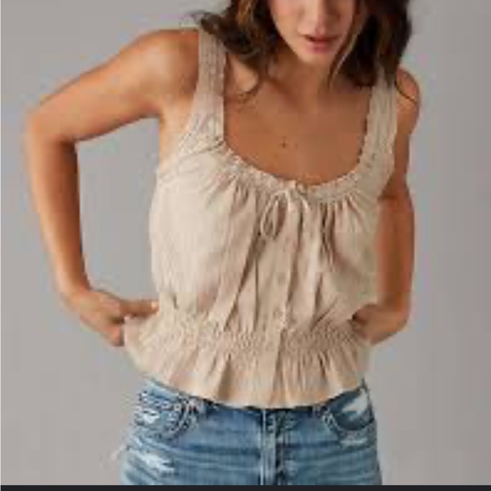 AE Button-Up Lace Cami
